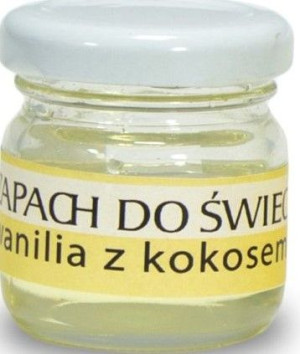 ZAPACH do ŚWIEC WANILIA Z KOKOSEM 25g wosk ŚWIECA prezent ŚWIĘTA