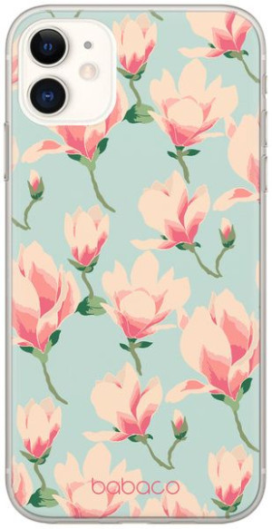 Etui Nadruk Babaco Kwiaty 016 Iphone 11 Miętowy
