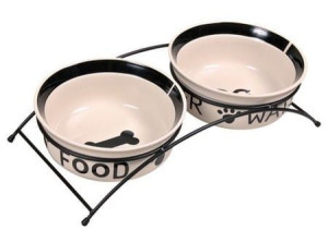 Trixie Miski ceramiczne 2,6L na stojaku [24643]