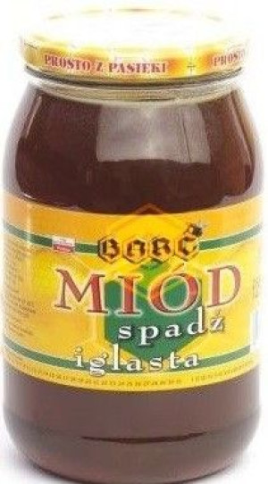 Miód SPADZIOWY 6 sztuk spadź iglasta 1250g odporność NATURA pszczoły