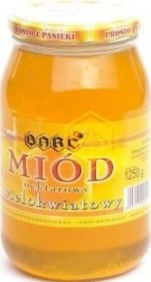 Miód WIELOKWIATOWY 1250G odporność NATURA pszczoły