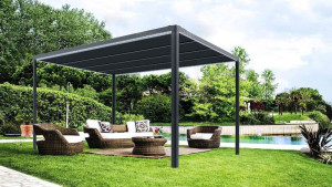 Pergola tarasowa altana 300x300 LED