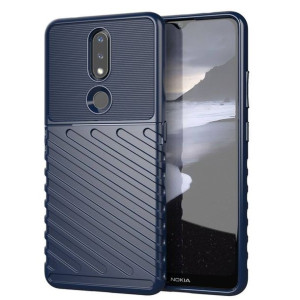Thunder Case elastyczne pancerne etui pokrowiec Nokia 2.4 niebieski