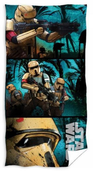 Ręcznik dziecięcy kąpielowy licencyjny 70x140 Star Wars wzór 68