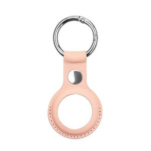 Skórzane etui brelok zawieszka case do lokalizatora Apple AirTag różowy