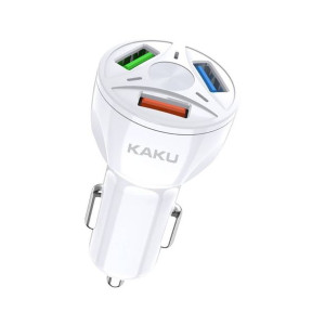 Ładowarka Samochodowa KAKU KSC-486 20W 4,8A 3xUSB Quick Charge 3.0 biała