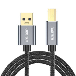 Choetech kabel USB Typ B do drukarki (męski) - USB 2.0 (męski) 480 Mbps 3m