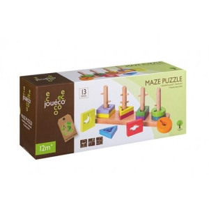 Joueco Drewniana łamigłówka/puzzle