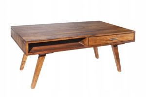 Stolik kawowy RETRO 100x55 cm | drewno sheesham