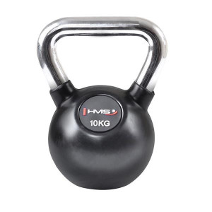 Kgc10 Uchwyt Chrom Ogumowany Kettlebell Żeliwny Hms