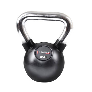 Kgc08 Uchwyt Chrom Ogumowany Kettlebell Żeliwny Hms