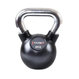 Kgc06 Uchwyt Chrom Ogumowany Kettlebell Żeliwny Hms