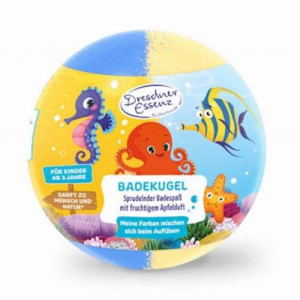 Musująca Dwukolorowa Kula Do Kąpieli O Owocowo Jabłkowym Zapachu 165g - Bub