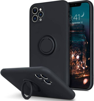 Etui IPHONE 12 PRO MAX Silikonowe Ring Pierścień Magnetyczny Silicone Ring