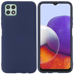 Etui SAMSUNG GALAXY A22 4G / LTE Silicone case elastyczne silikonowe granat