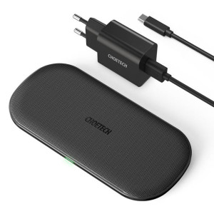 Choetech 2w1 ładowarka bezprzewodowa Qi do telefonu / słuchawek Airpods 2 z