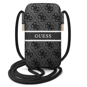 Guess Torebka GUPHL4GDGR 6,7" szary/grey hardcase 4G Stripe