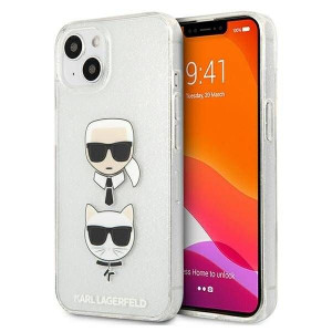 Karl Lagerfeld KLHCP13MKCTUGLS iPhone 13 6,1" srebrny/silver hardcase Glitt