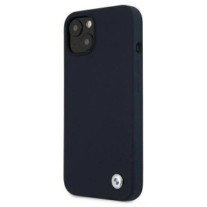 Etui BMW BMHCP13MSILNA iPhone 13 6,1" granatowy/navy hardcase Silicone Sign