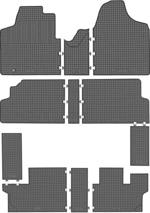 Fiat Scudo II 2006-2016 Dywaniki gumowe