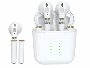 Słuchawki Bezprzewodowe Z Wymienną Bateria F68 + Powerbank