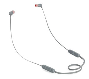 Słuchawki bezprzewodowe dokanałowe JBL T110BT Szare