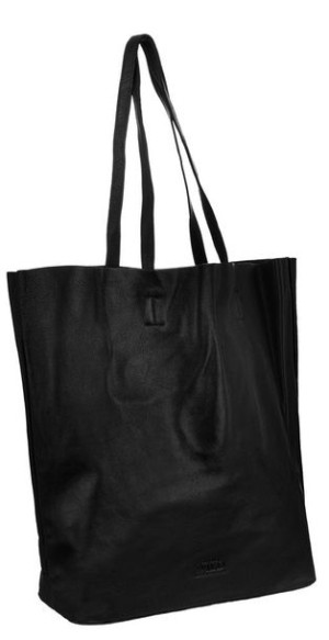Lumarko Minimalistyczna Torba Typu Shopper Bag Ze Skóry Naturalnej