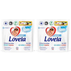 Lovela Kapsułki Uniwersalne Prania Dzieci 2x23szt