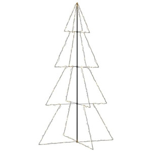 Ozdoba świąteczna w kształcie choinki, 360 LED, 143x250 cm