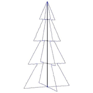 Ozdoba świąteczna w kształcie choinki, 360 LED, 143x250 cm