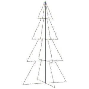 Ozdoba świąteczna w kształcie choinki, 360 LED, 143x250 cm