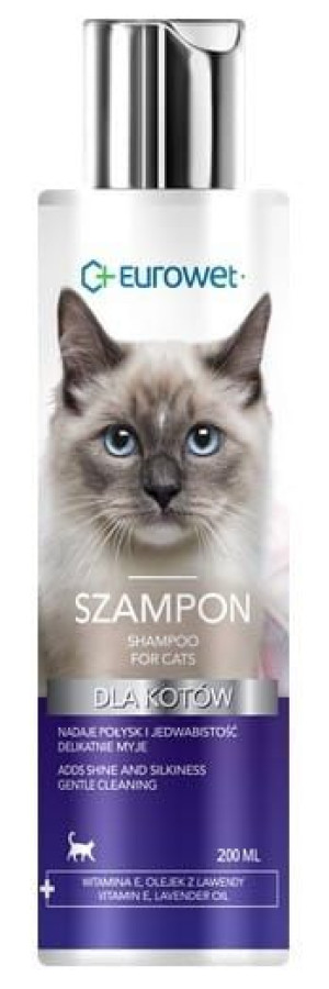 Eurowet Szampon dla  kotów 200ml