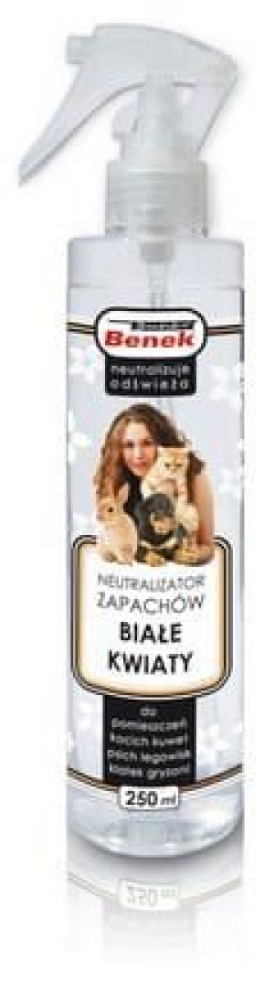 Benek Neutralizator Spray - Białe kwiaty 250ml