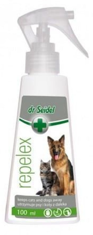 Dr Seidel Repelex - Płyn utrzymujący psy i koty z daleka 100ml