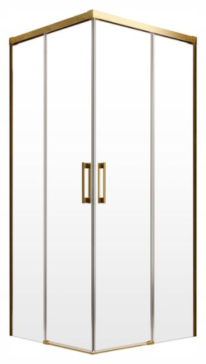 Kabina Idea KDD GOLD 80x80x200,5 RADAWAY złota
