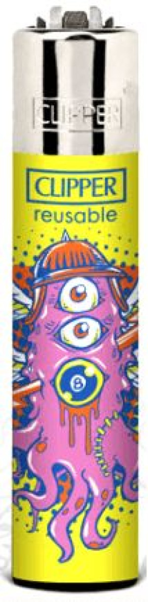 Zapalniczka Clipper wzór PSYCHO MONSTERS
