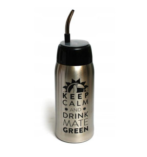 Yerbomos Metalowy z Metalowym ustnikiem 580 ml