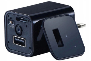 Szpiegowska Kamera Ładowarka Usb Ukryta Zasilacz Do Telefonu