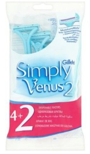 Gillette Simply Venus Maszynka Jednorazowa Do Golenia 6 Szt