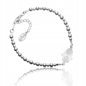 Bransoletka hamsa srebrna GRAWER GRATIS