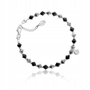 Bransoletka Swarovski Elements srebrna
