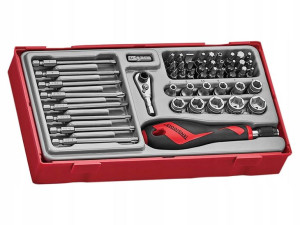 Wkrętak z grotami wymiennymi Teng Tools TTMDQ49