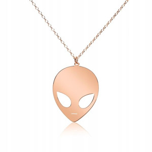 Naszyjnik Alien srebrny złocenie róż GRAWER GRATIS