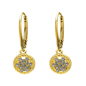 Kolczyki z Swarovski Elements pozłacane