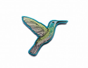 Haftowana Naszywka Spring Hummingbird