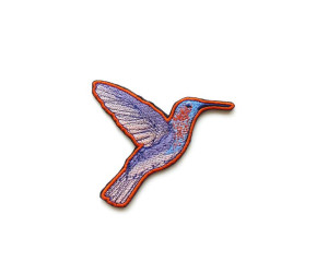 Haftowana Naszywka na ubrania Fall Hummingbird