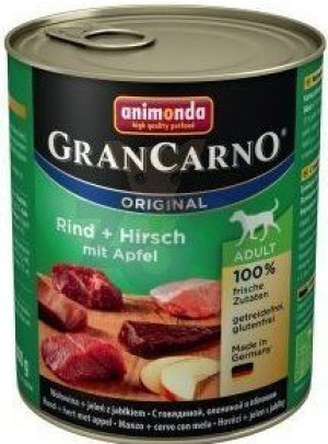 ANIMONDA GranCarno Adult Dog smak: Jeleń + jabłko  12 x 800g