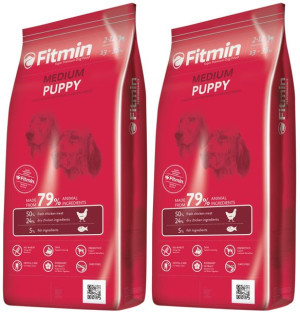 FITMIN Medium Puppy 2x15kg
