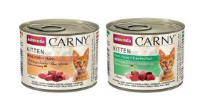 ANIMONDA Cat Carny Kitten MIX smaków I 12 x 200g