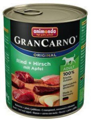 ANIMONDA GranCarno Adult Dog smak: Jeleń + jabłko 6 x 800g